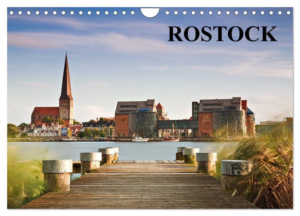 Cover: 9783435833733 | Rostock (Wandkalender 2025 DIN A4 quer), CALVENDO Monatskalender