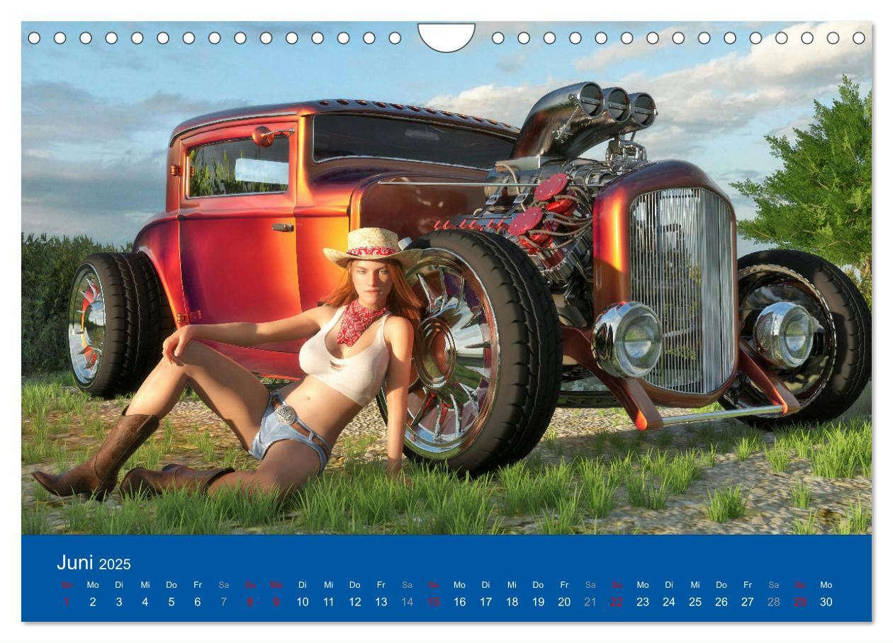 Bild: 9783435064403 | Freche Frauen und heiße Kisten (Wandkalender 2025 DIN A4 quer),...