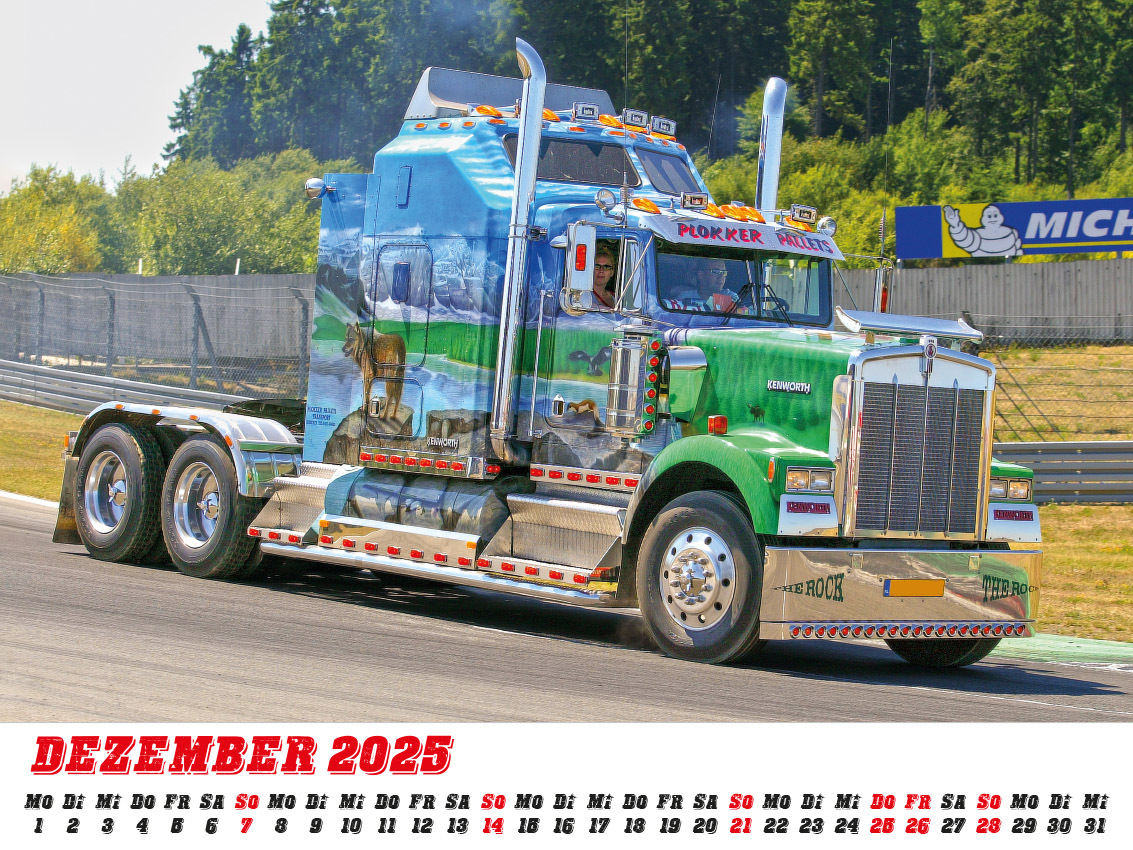 Bild: 9783948794705 | Showtruck Kalender 2025 | Airbrushbemalte Trucks | Frank Pommer | 2025