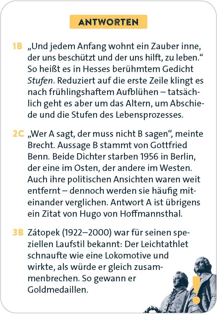 Bild: 9783964552921 | Classic Quiz Große Zitate | 150 Fragen und Antworten | Andrea Köhrsen