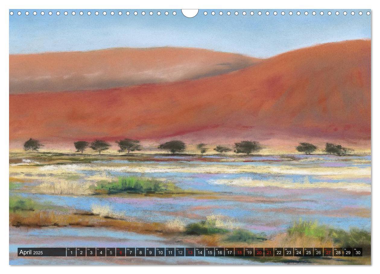 Bild: 9783435494163 | Afrika in Pastellgemälden (Wandkalender 2025 DIN A3 quer), CALVENDO...