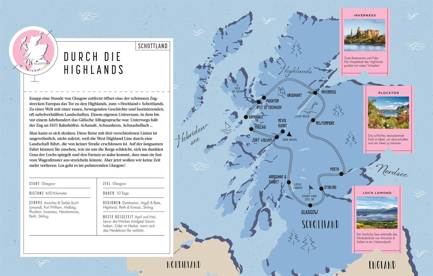 Bild: 9783734207662 | Urlaub mit dem Zug: Nördliches Europa | DK Verlag - Reise | Buch