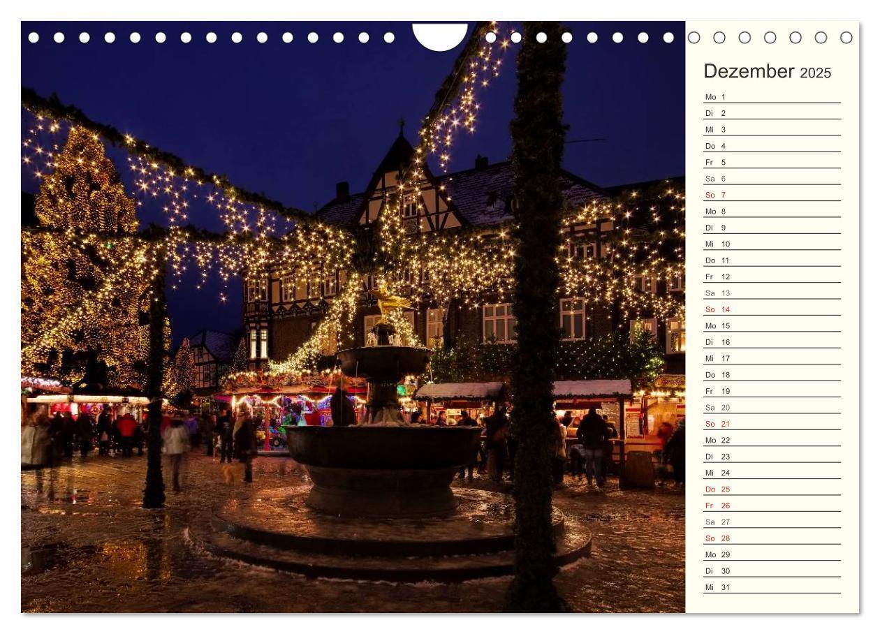 Bild: 9783435525041 | Goslar - Hanse- und Kaiserstadt im Harz (Wandkalender 2025 DIN A4...