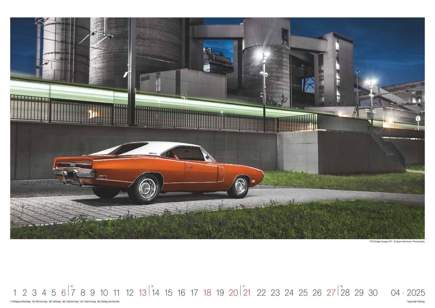 Bild: 4002725994257 | Legendary Classic &amp; Muscle Cars 2025 - Wand-Kalender -...