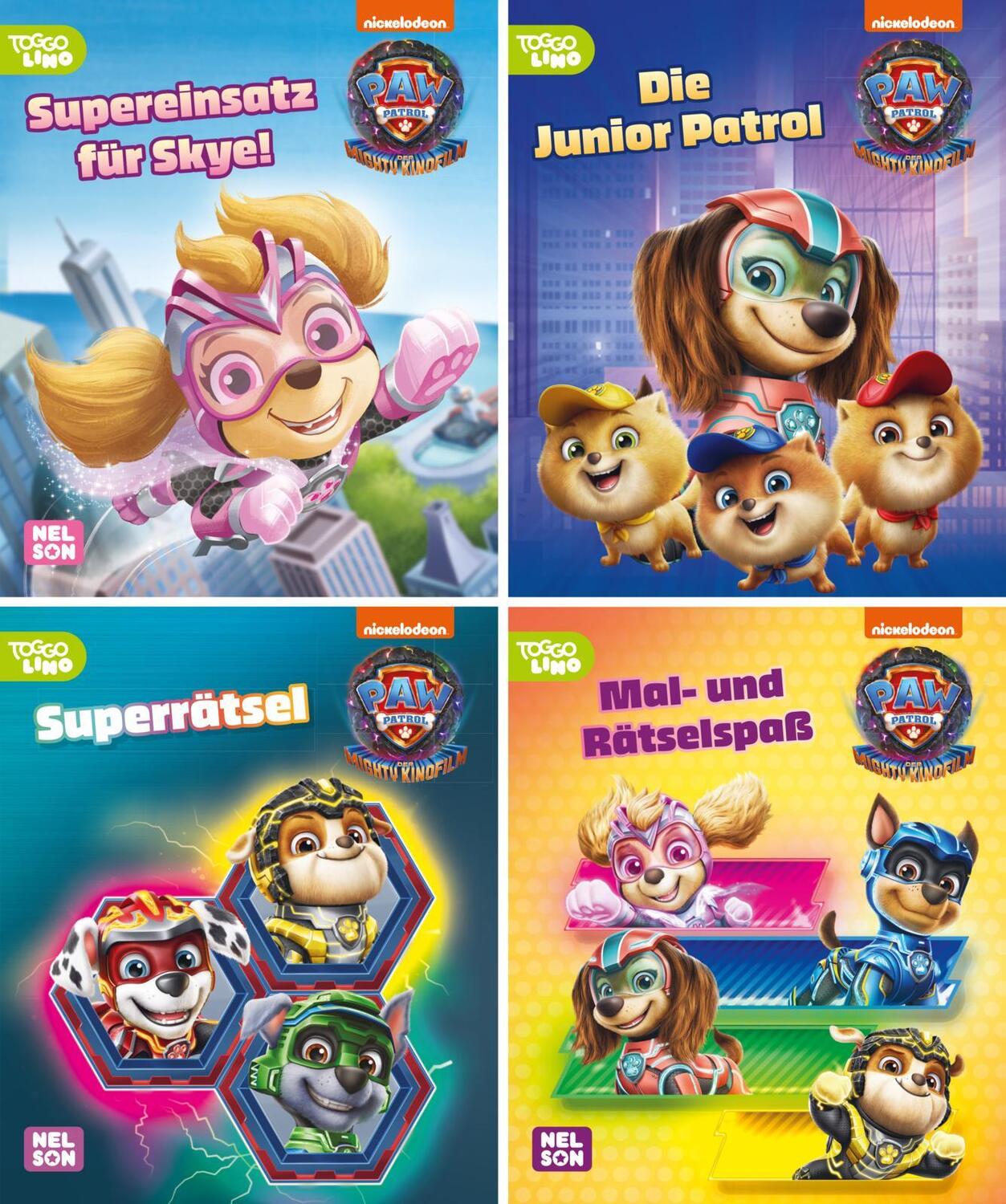 Cover: 9783845123387 | Nelson Mini-Bücher: 4er PAW Patrol - Mighty Movie 1-4 | Box | 20 S.