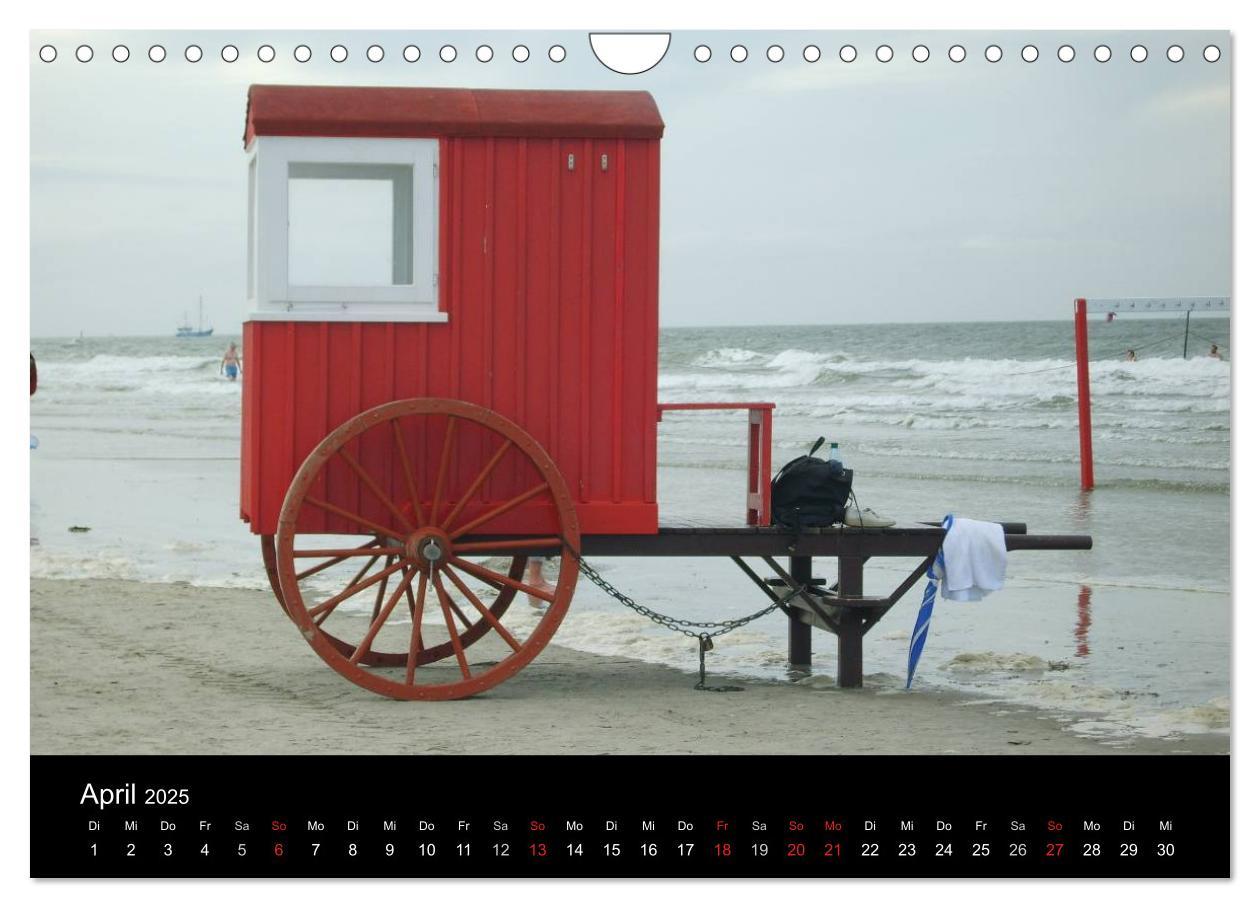 Bild: 9783435817979 | Nordseeinsel Borkum (Wandkalender 2025 DIN A4 quer), CALVENDO...