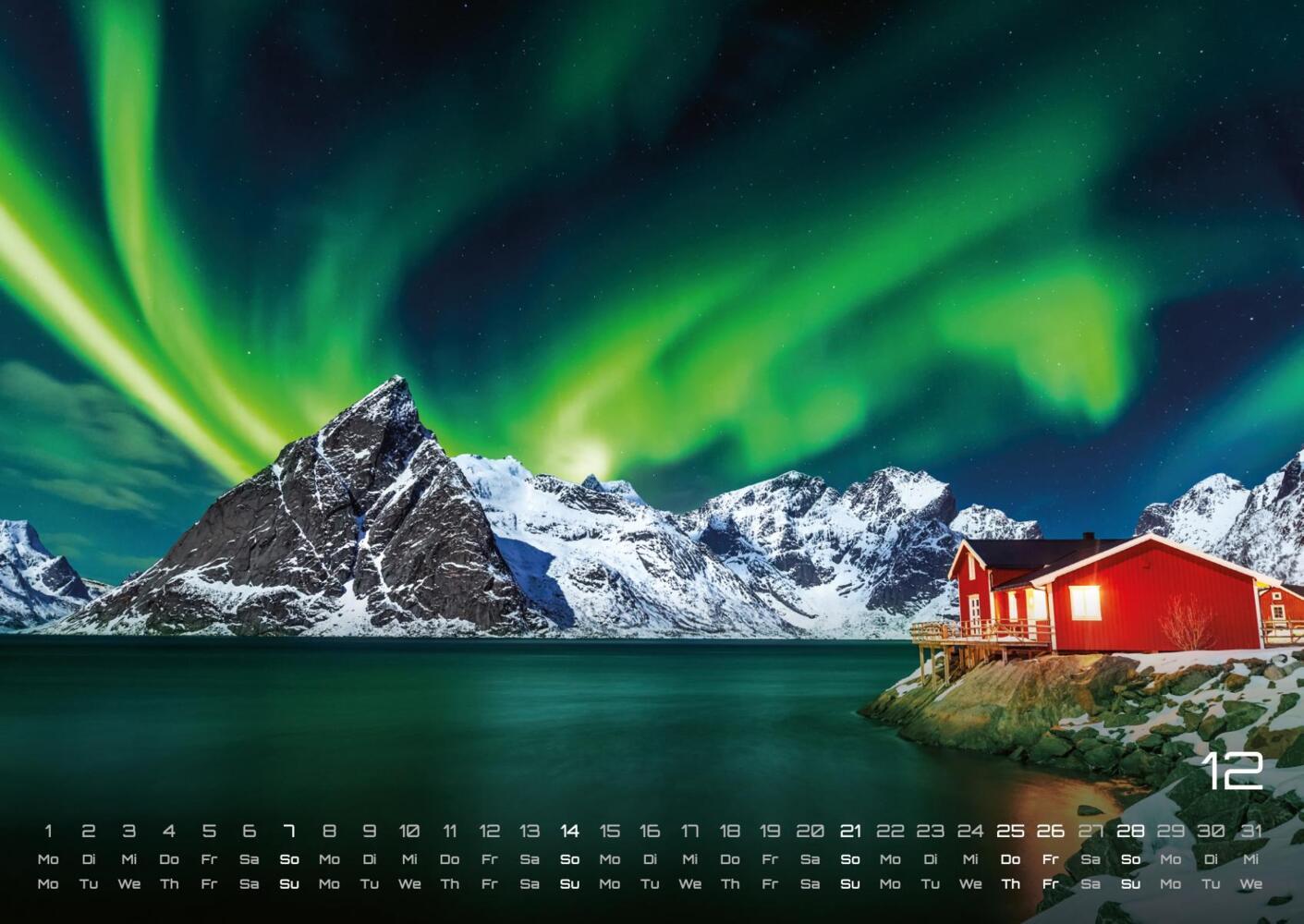 Bild: 9783986734251 | Polarlichter - grandiose Naturschauspiele - 2025 - Kalender DIN A2