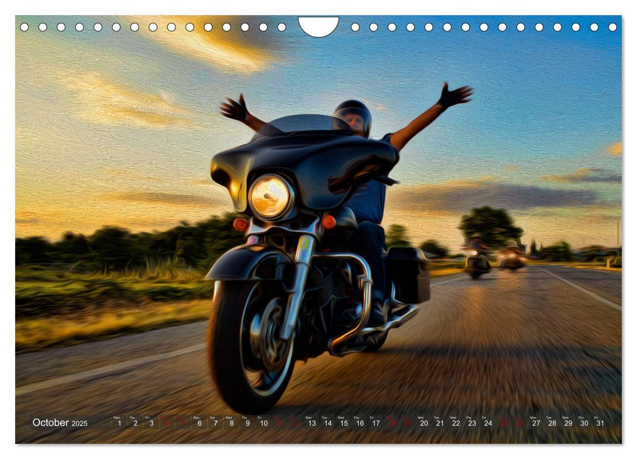 Bild: 9781325948840 | Images of Harley Davidson (Wall Calendar 2025 DIN A4 landscape),...