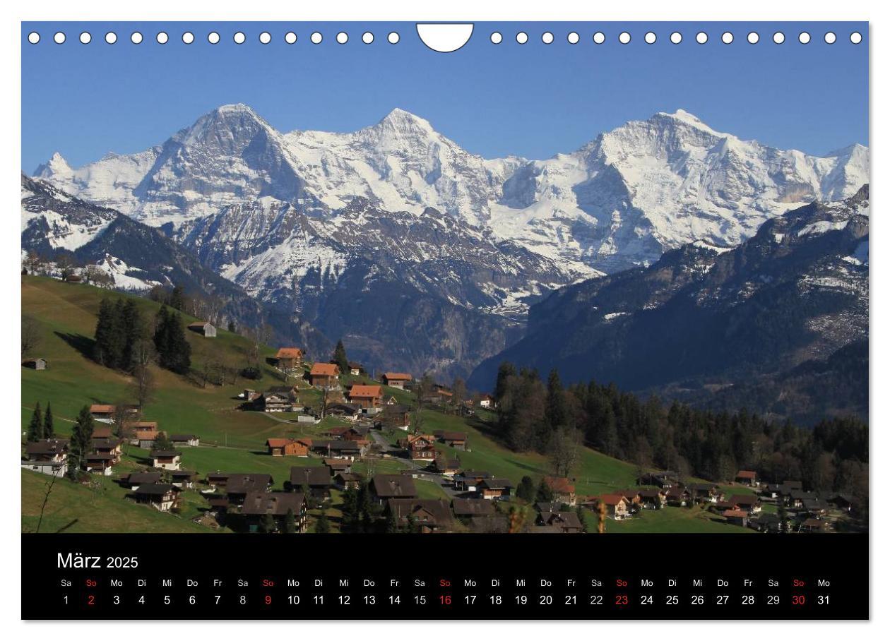 Bild: 9783435771059 | Berner Oberland (Wandkalender 2025 DIN A4 quer), CALVENDO...