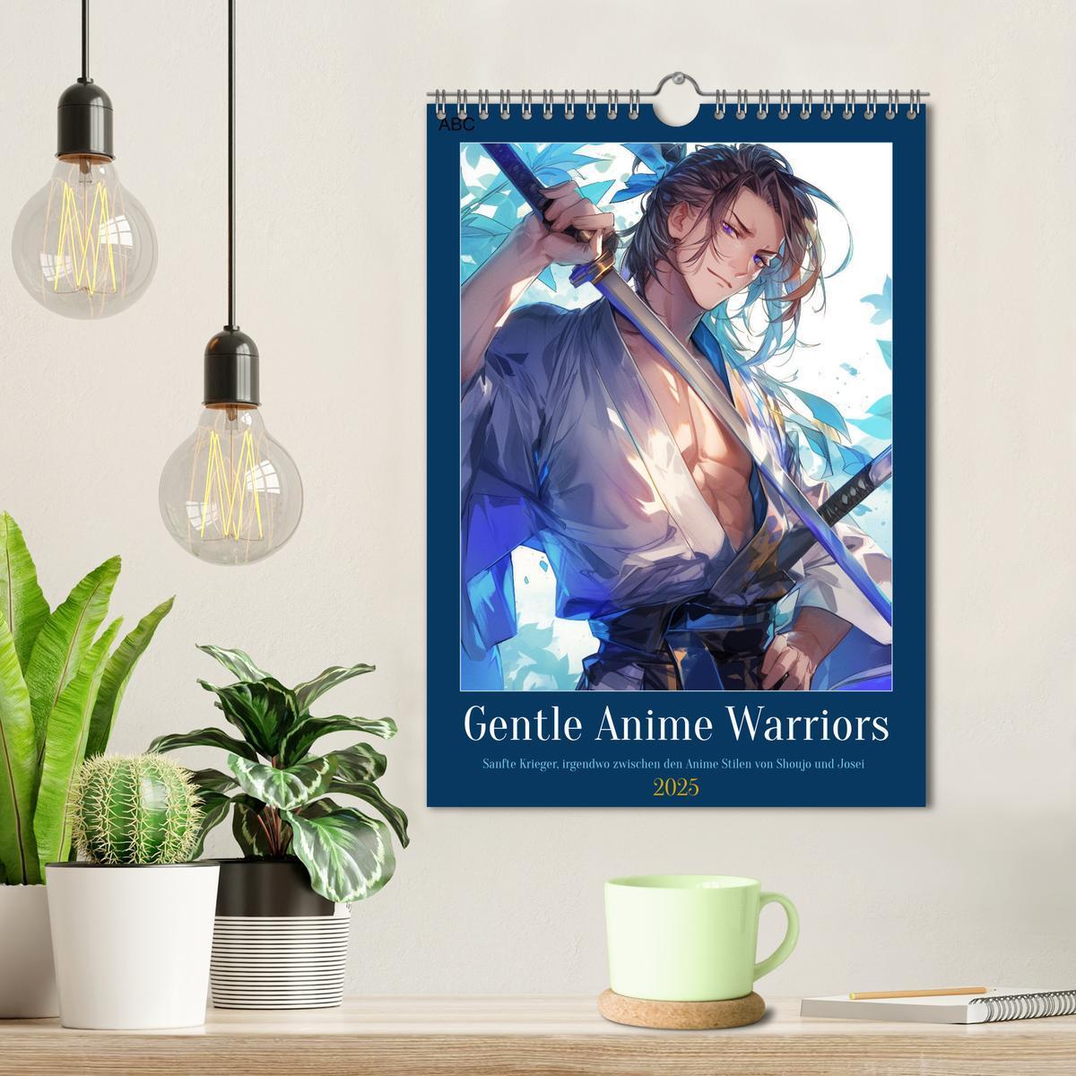 Bild: 9783435057795 | Gentle Anime Warriors (Wandkalender 2025 DIN A4 hoch), CALVENDO...