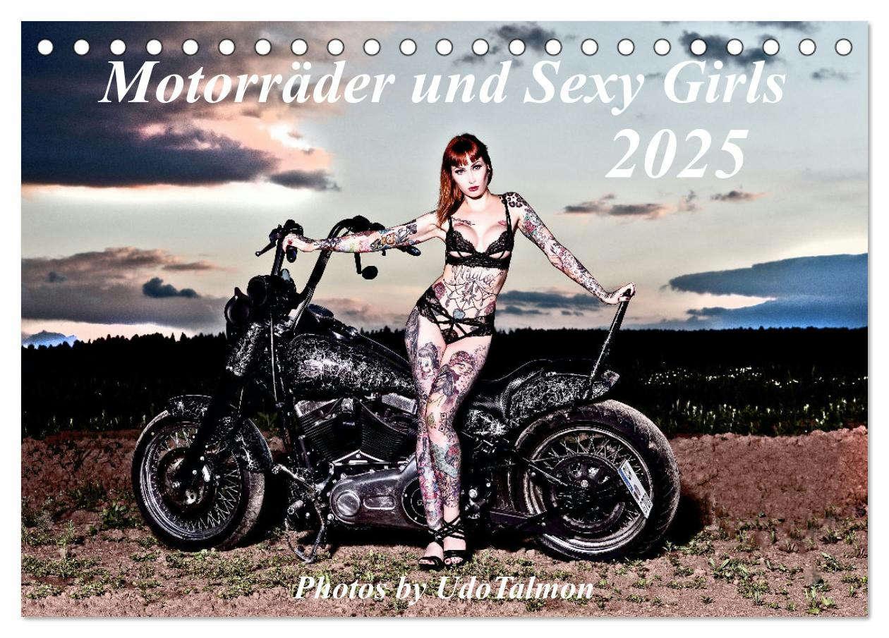 Cover: 9783435049479 | Motorräder und Sexy Girls (Tischkalender 2025 DIN A5 quer),...