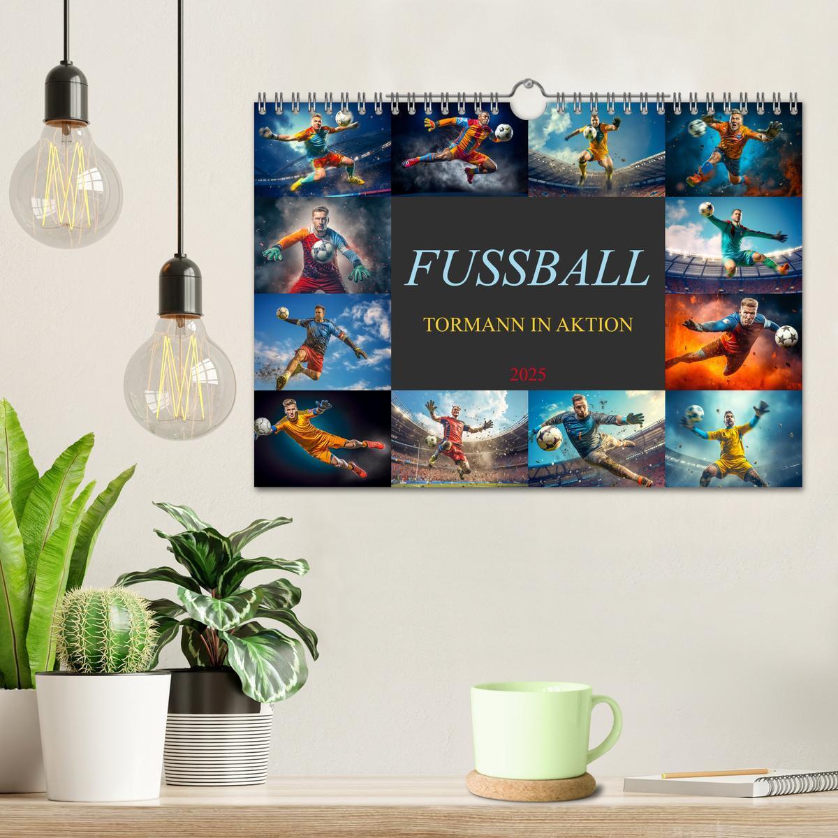 Bild: 9783383784729 | Fussball - Tormann in Aktion (Wandkalender 2025 DIN A4 quer),...