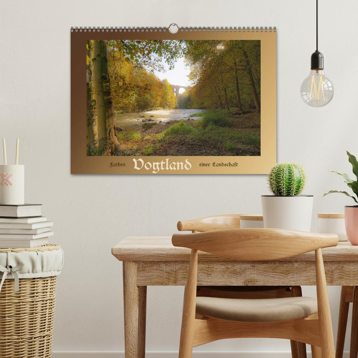 Bild: 9783435236138 | Vogtland - Farben einer Landschaft (Wandkalender 2025 DIN A3 quer),...