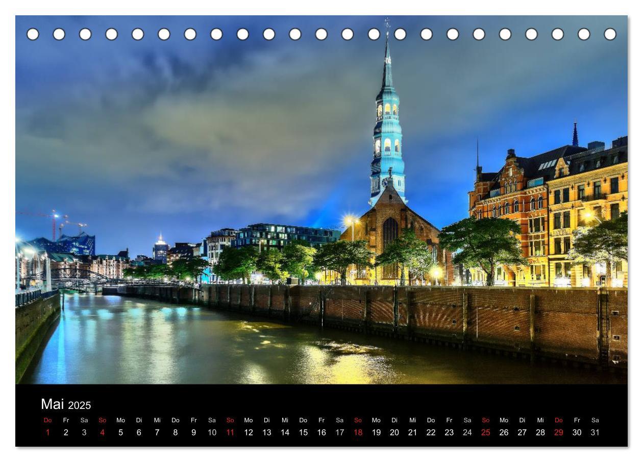 Bild: 9783435654970 | Charmantes Hamburg (Tischkalender 2025 DIN A5 quer), CALVENDO...