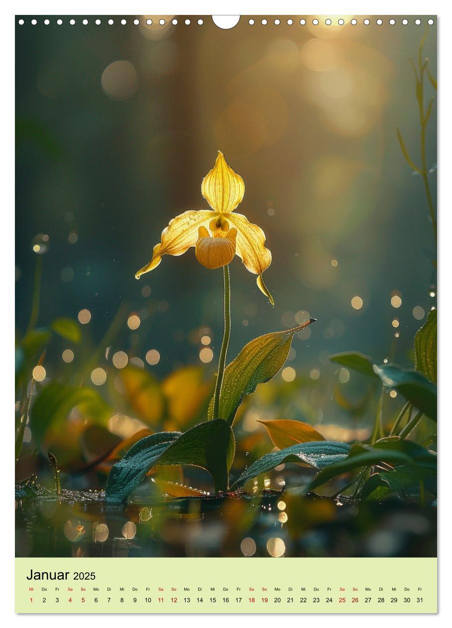 Bild: 9783383801334 | Orchideen Poesie (Wandkalender 2025 DIN A3 hoch), CALVENDO...