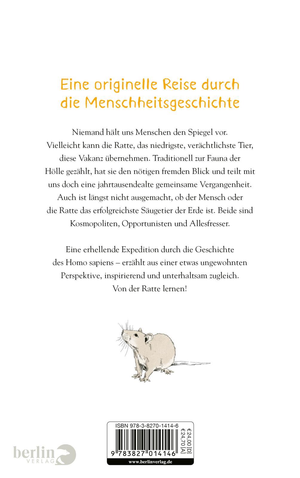 Rückseite: 9783827014146 | Die Geschichte des Menschen | Von einer Ratte erzählt | Kerstin Decker