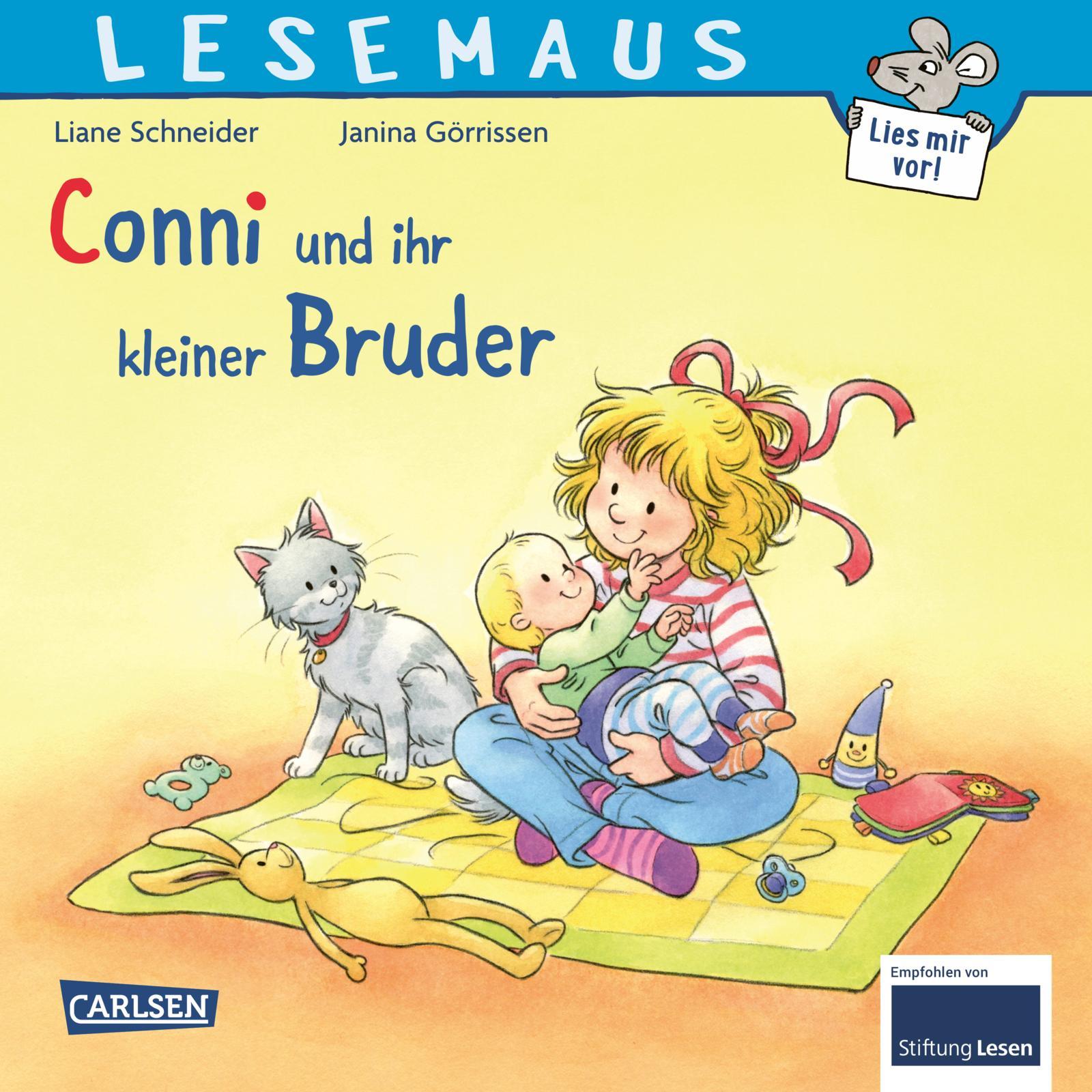 Cover: 9783551084569 | LESEMAUS 23: Conni und ihr kleiner Bruder | Liane Schneider | Lesemaus