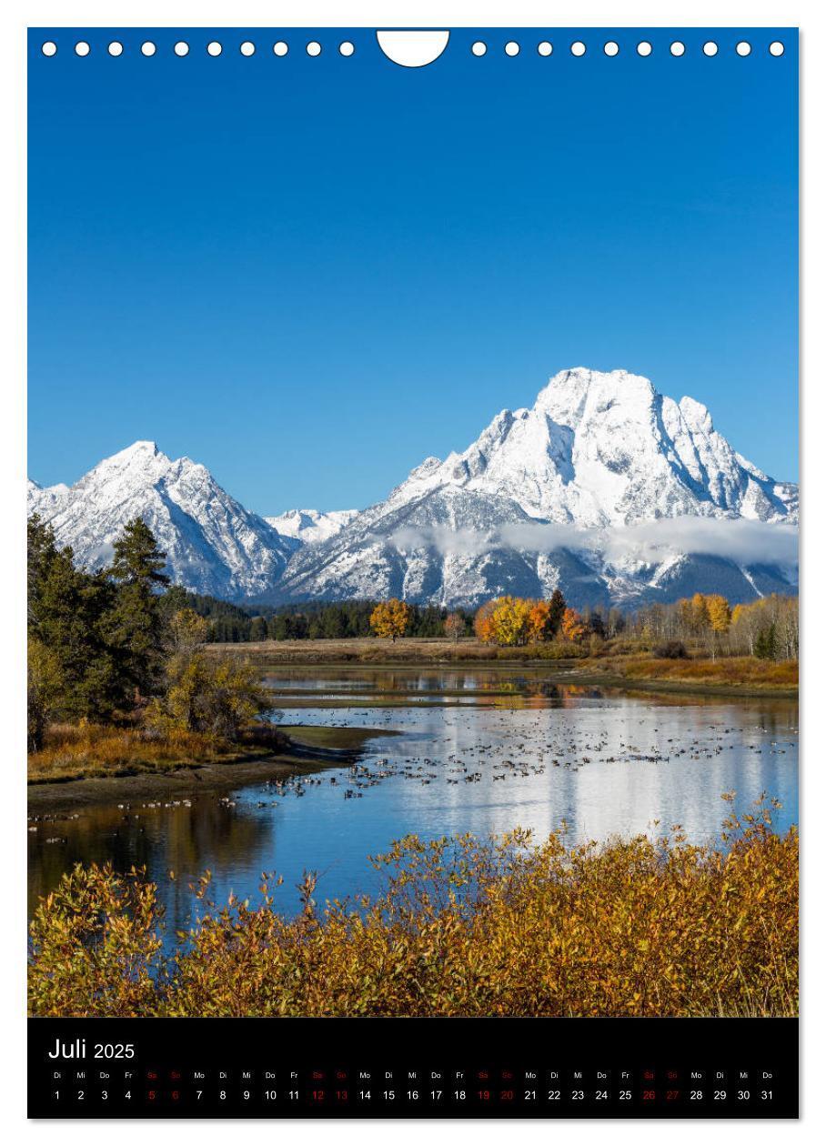 Bild: 9783435992935 | Teton Range - Der Grand Teton National Park (Wandkalender 2025 DIN...