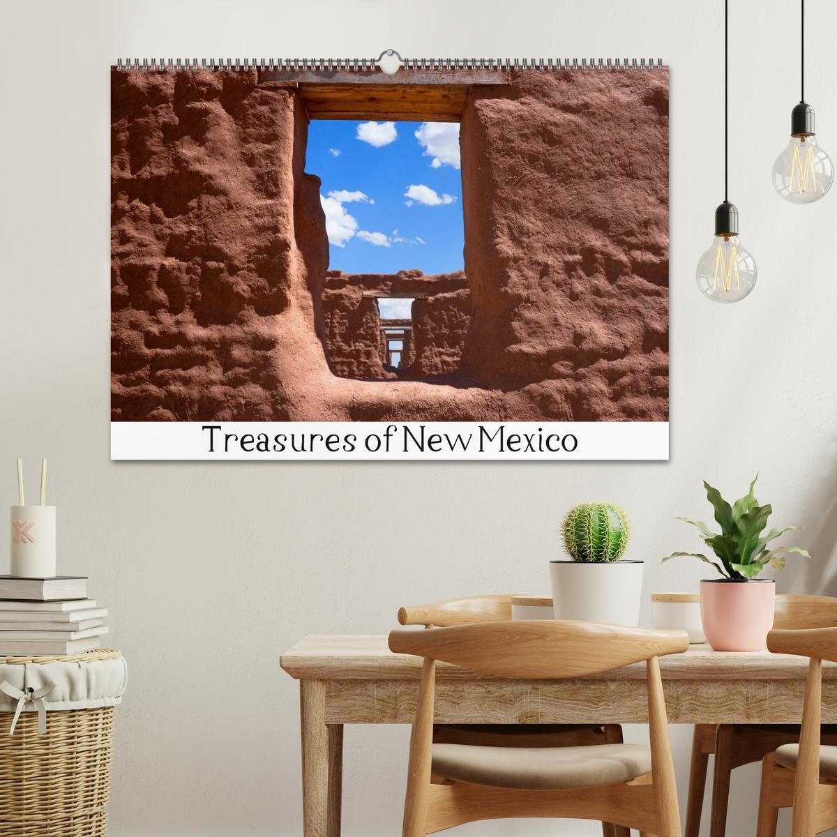 Bild: 9783435812806 | Treasures of New Mexico (Wandkalender 2025 DIN A2 quer), CALVENDO...