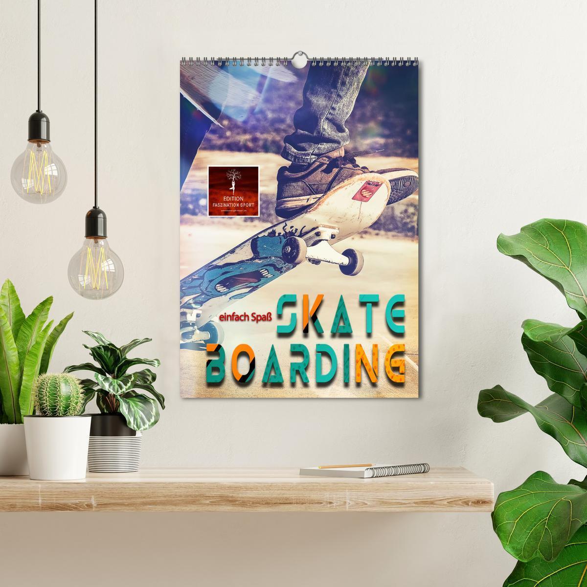 Bild: 9783435931385 | Skateboarding - einfach Spaß (Wandkalender 2025 DIN A3 hoch),...