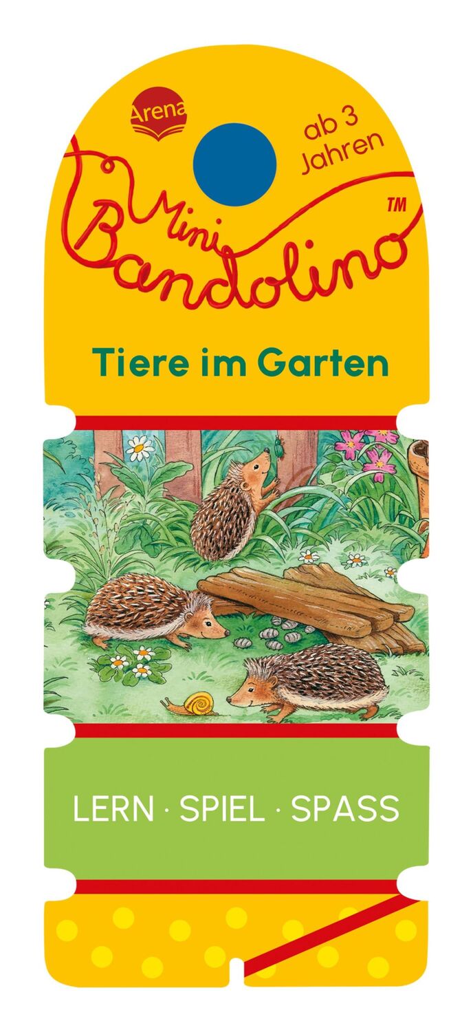 Cover: 9783401721293 | Mini Bandolino. Tiere im Garten | Christine Morton | Taschenbuch