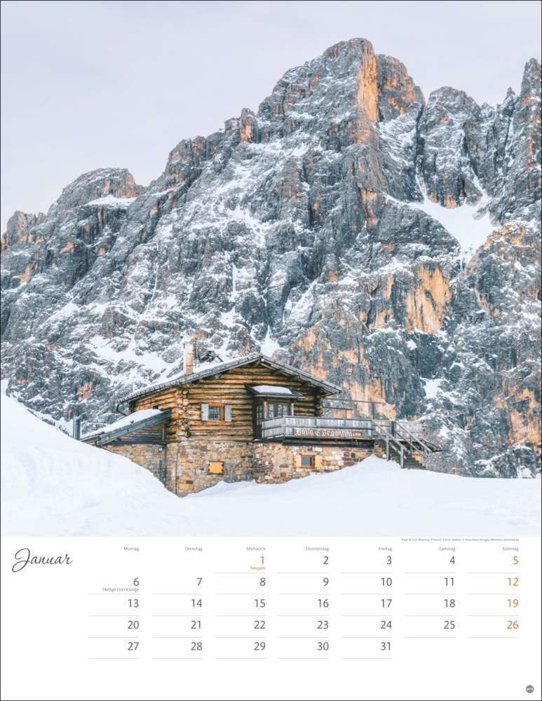 Bild: 9783756405251 | Schönes Alpenland Posterkalender 2025 | Kalender | Spiralbindung