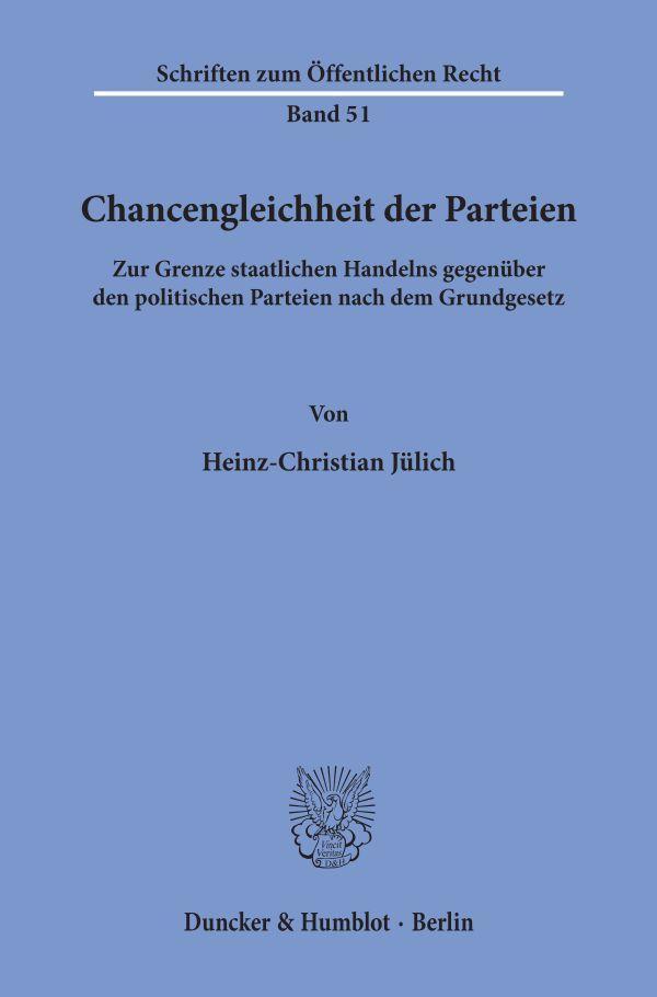 Cover: 9783428000012 | Die Bedeutung der Lehre von den Einrichtungsgarantien für die...