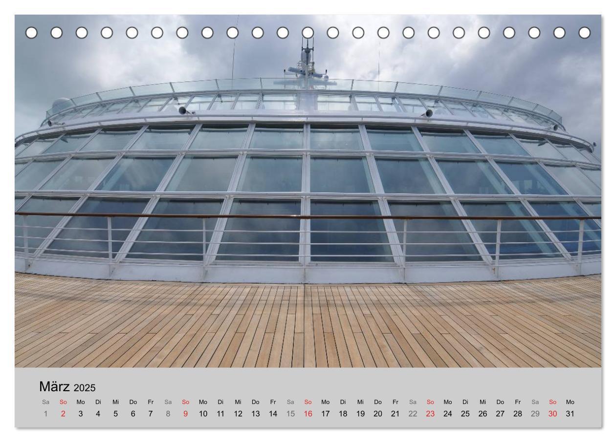 Bild: 9783435526451 | Kreuzfahrt Impressionen (Tischkalender 2025 DIN A5 quer), CALVENDO...