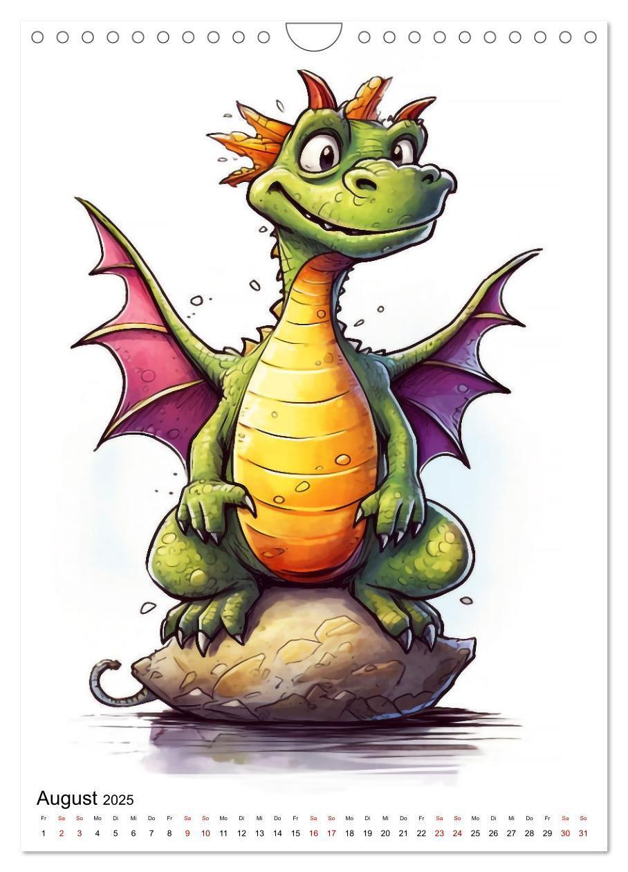 Bild: 9783435869343 | Drachen Kinder (Wandkalender 2025 DIN A4 hoch), CALVENDO...