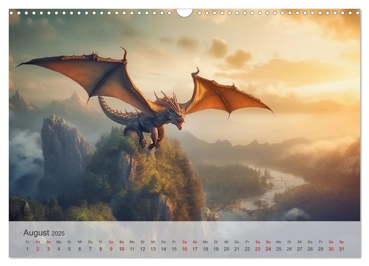 Bild: 9783383838224 | Im Land der schönen Drachen (Wandkalender 2025 DIN A3 quer),...