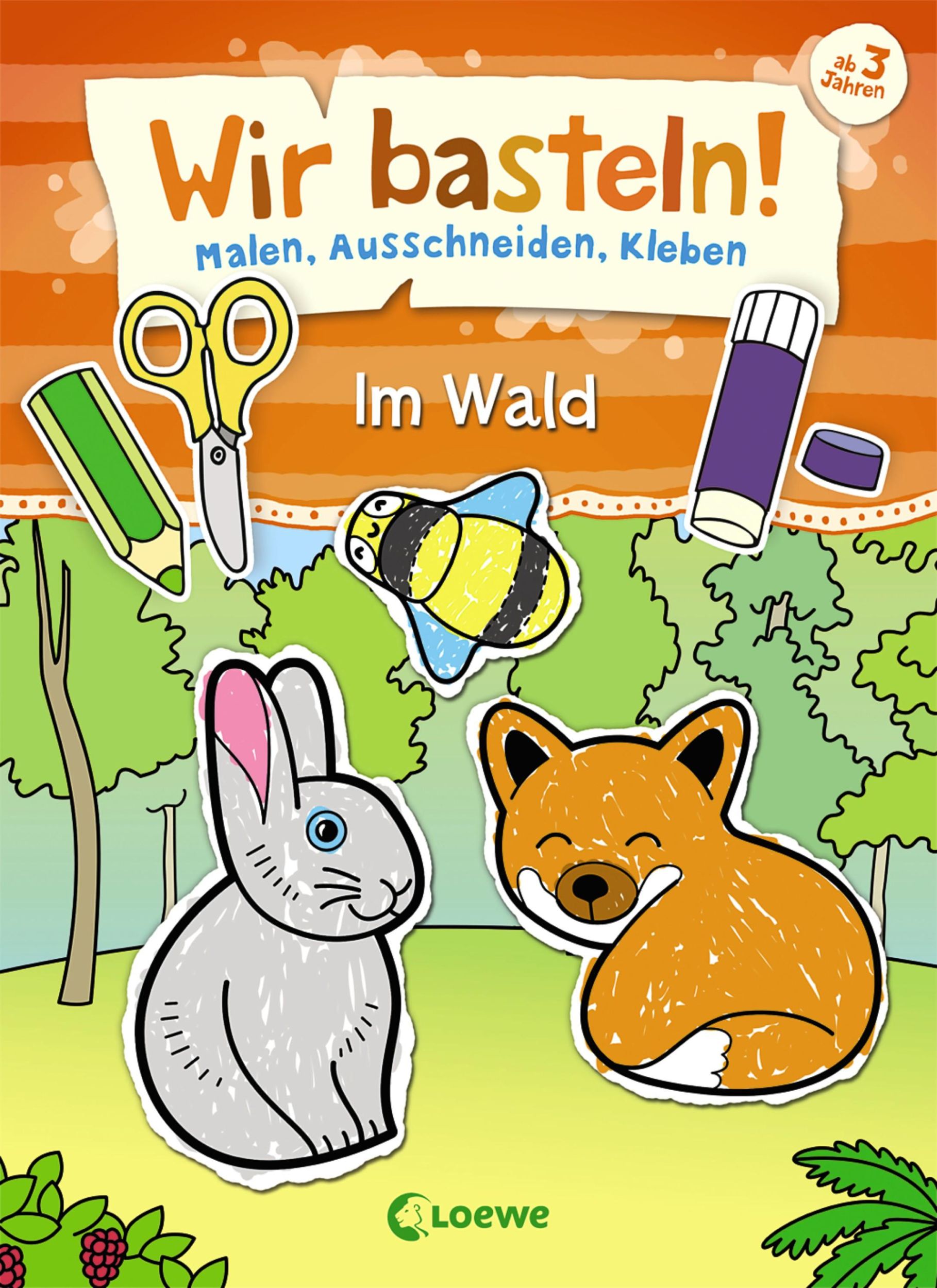 Cover: 9783743203112 | Wir basteln! - Malen, Ausschneiden, Kleben - Im Wald | Norbert Pautner