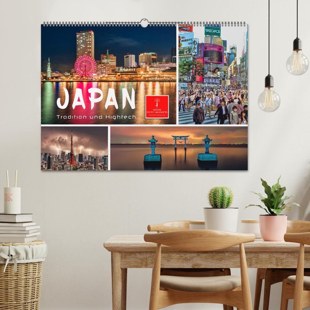 Bild: 9783383961311 | Japan - Tradition und Hightech (Wandkalender 2025 DIN A2 quer),...