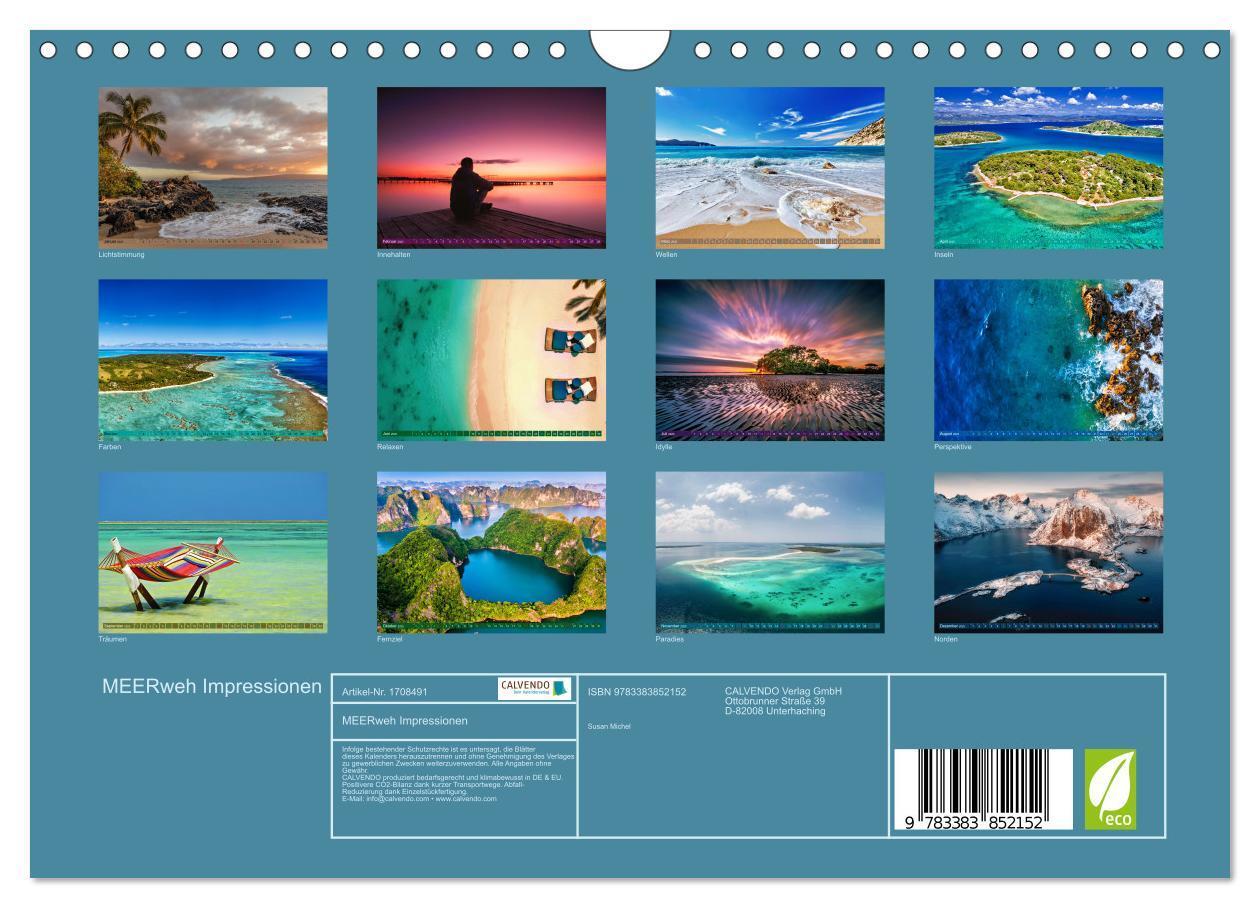 Bild: 9783383852152 | MEERweh Impressionen (Wandkalender 2025 DIN A4 quer), CALVENDO...