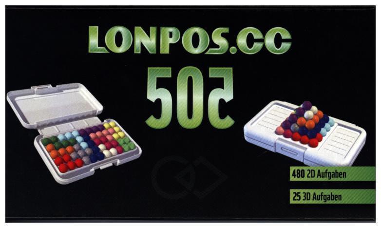 Cover: 4018928561165 | Lonpos.CC 505 (Spiel) | 480 2D Aufgaben. 25 3D Aufgaben | Spiel | 2015