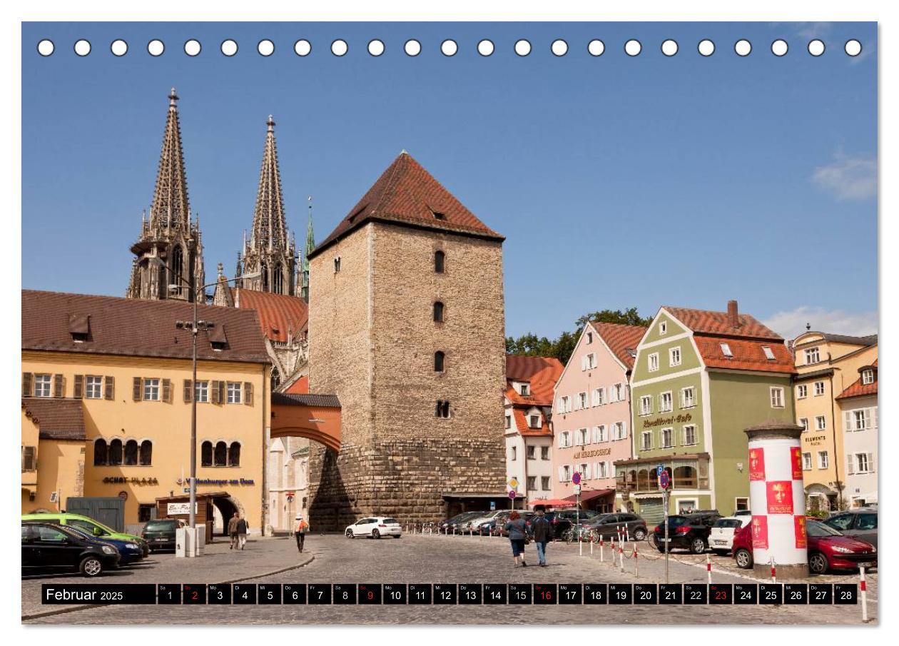 Bild: 9783435674640 | Regensburg - Bayern (Tischkalender 2025 DIN A5 quer), CALVENDO...