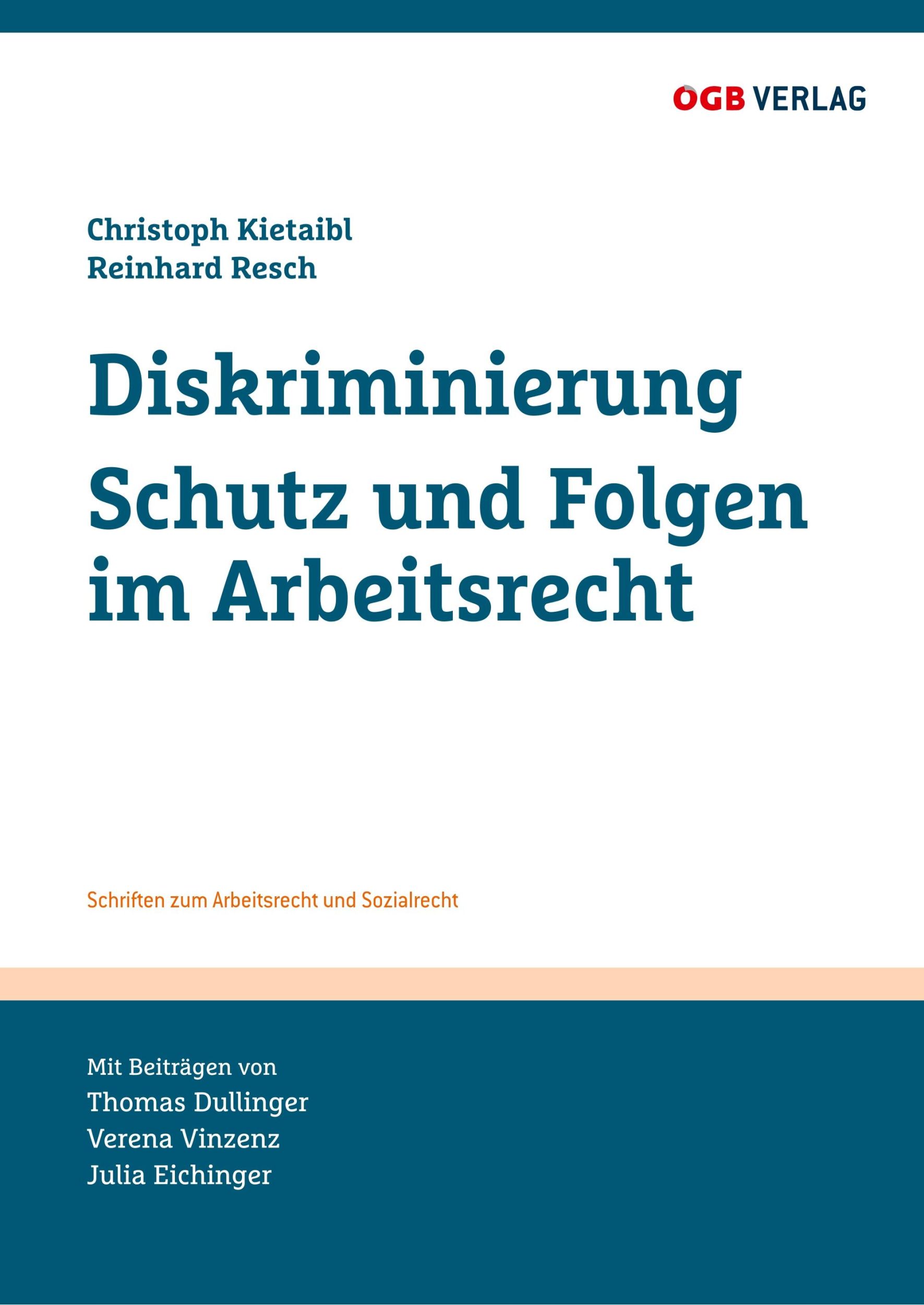 Cover: 9783990463741 | Diskriminierung | Schutz und Folgen im Arbeitsrecht | Taschenbuch