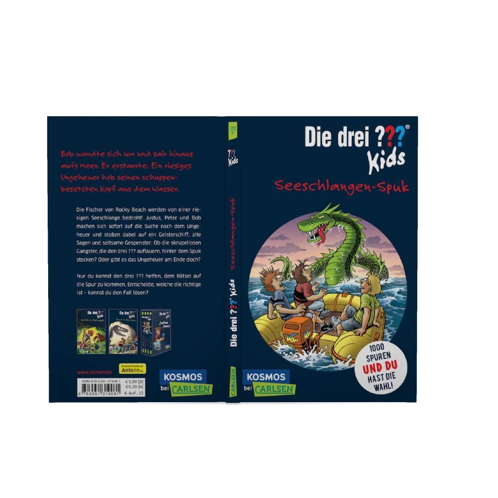 Bild: 9783551319081 | Die drei ??? kids und du 1: Seeschlangen-Spuk | Boris Pfeiffer | Buch