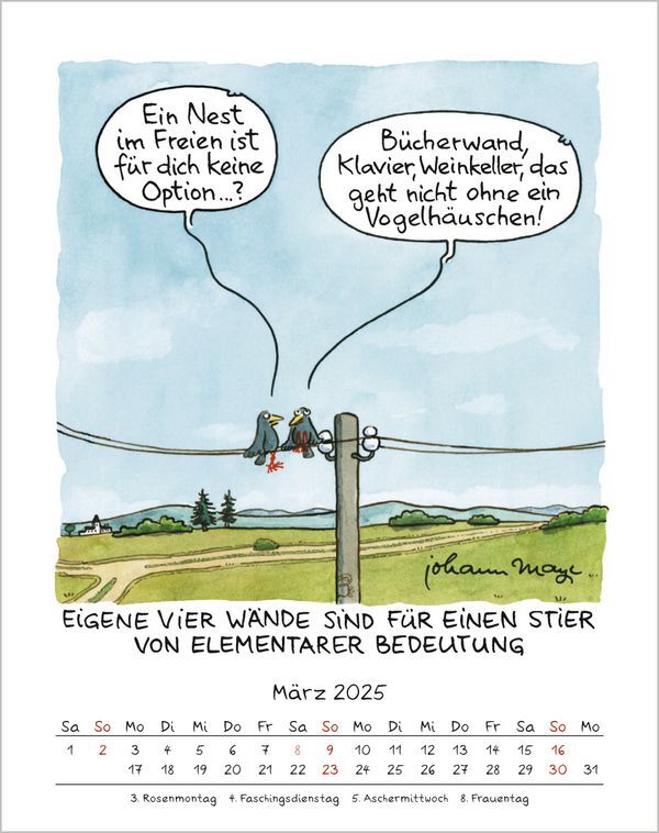 Bild: 9783731876632 | Stier 2025 | Korsch Verlag | Kalender | Spiralbindung | 13 S. | 2025