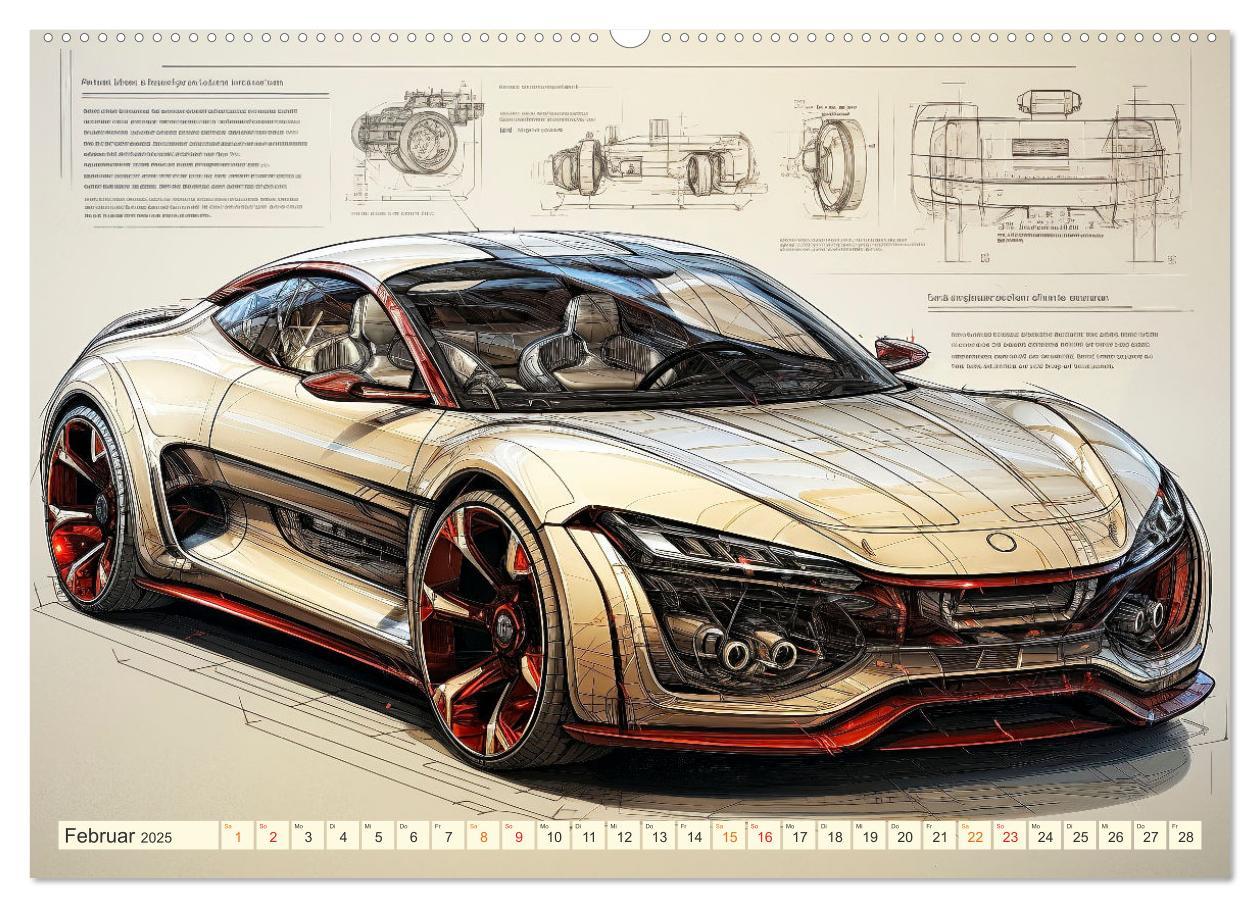 Bild: 9783383880124 | Blickpunkt Auto Design Zukunft (hochwertiger Premium Wandkalender...