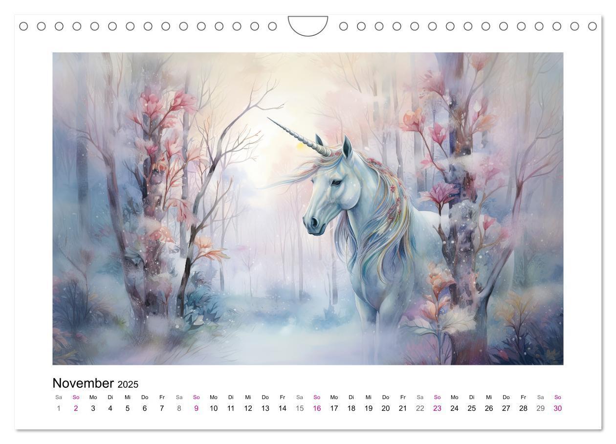 Bild: 9783383858796 | Geliebte Einhörner (Wandkalender 2025 DIN A4 quer), CALVENDO...