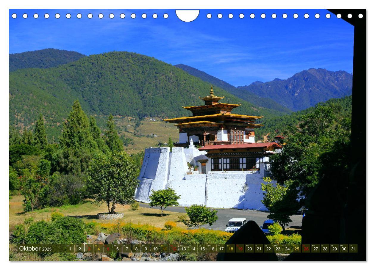 Bild: 9783435333042 | Königreich Bhutan - Juwel am Himalaya (Wandkalender 2025 DIN A4...