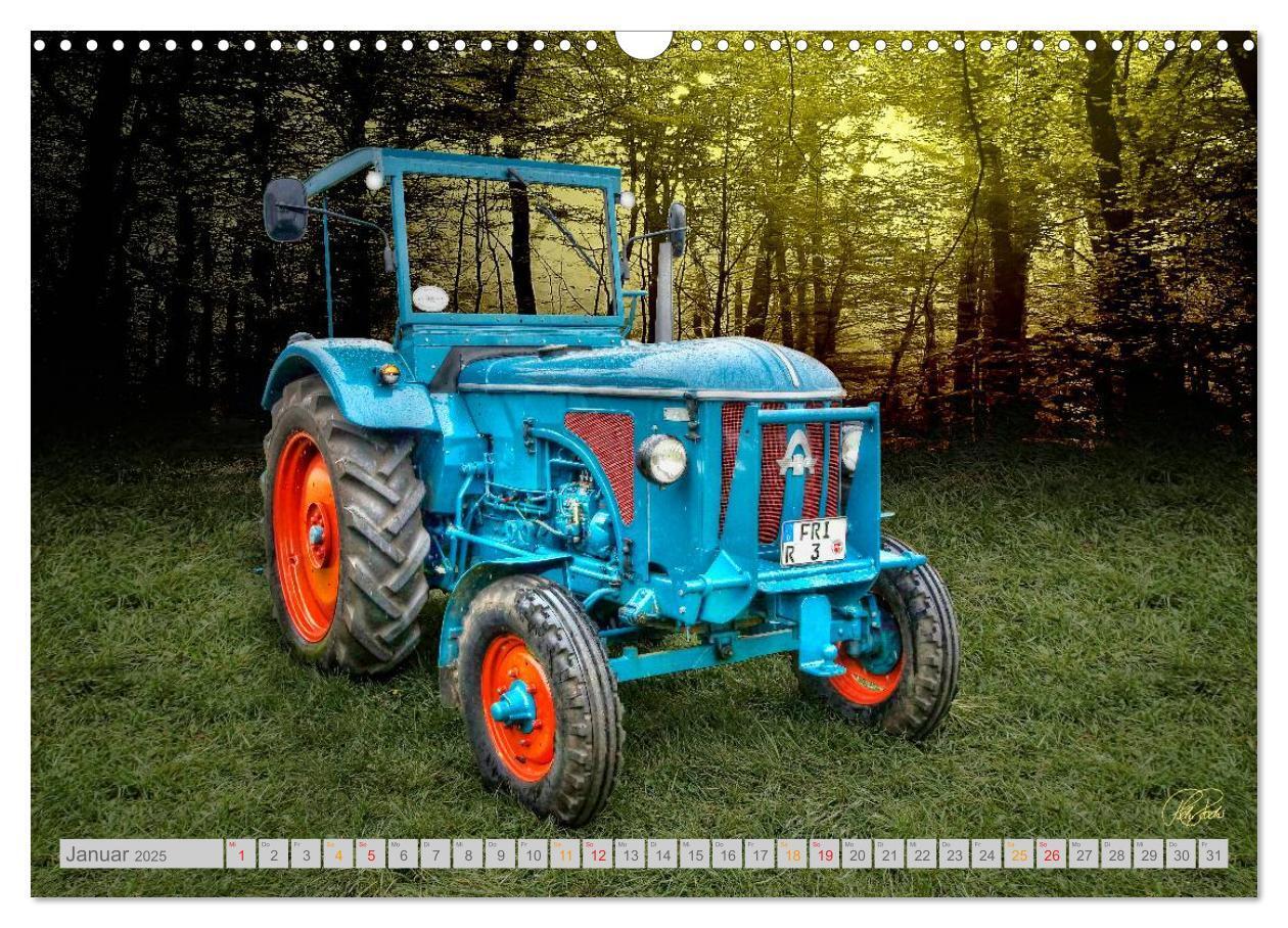 Bild: 9783435607341 | Oldtimer Schätze. Ein Traktoren-Kalender (Wandkalender 2025 DIN A3...