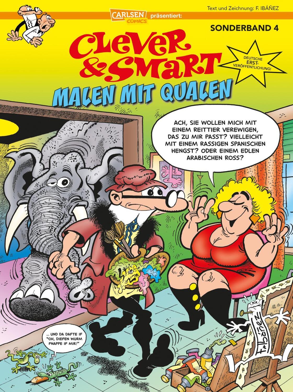 Cover: 9783551790569 | Clever und Smart Sonderband 4: Malen mit Qualen | Francisco Ibáñez