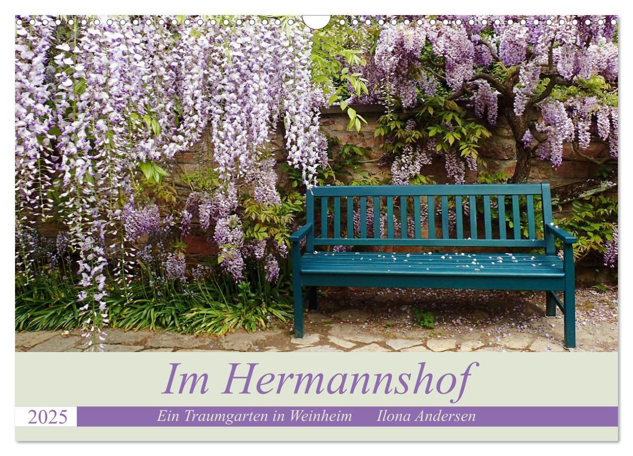 Cover: 9783435249886 | Im Hermannshof - Ein Traumgarten in Weinheim (Wandkalender 2025 DIN...