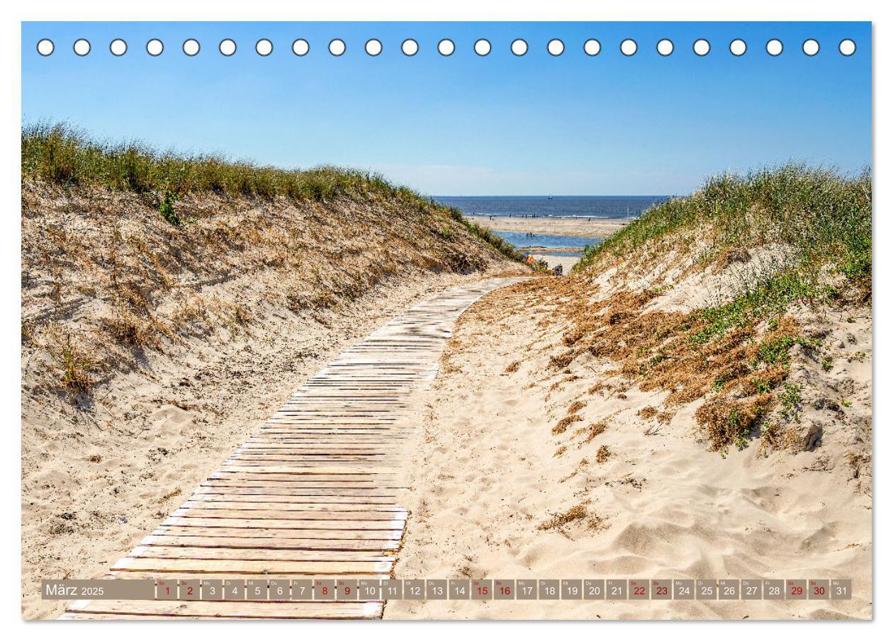 Bild: 9783435053551 | Inselliebe Langeoog (Tischkalender 2025 DIN A5 quer), CALVENDO...