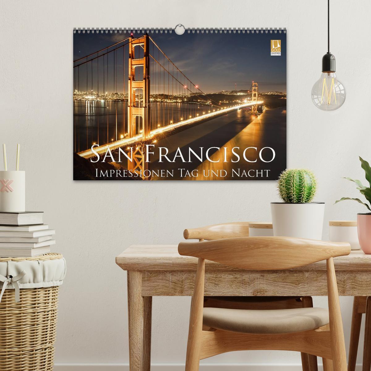 Bild: 9783435621255 | San Francisco Impressionen Tag und Nacht (Wandkalender 2025 DIN A3...