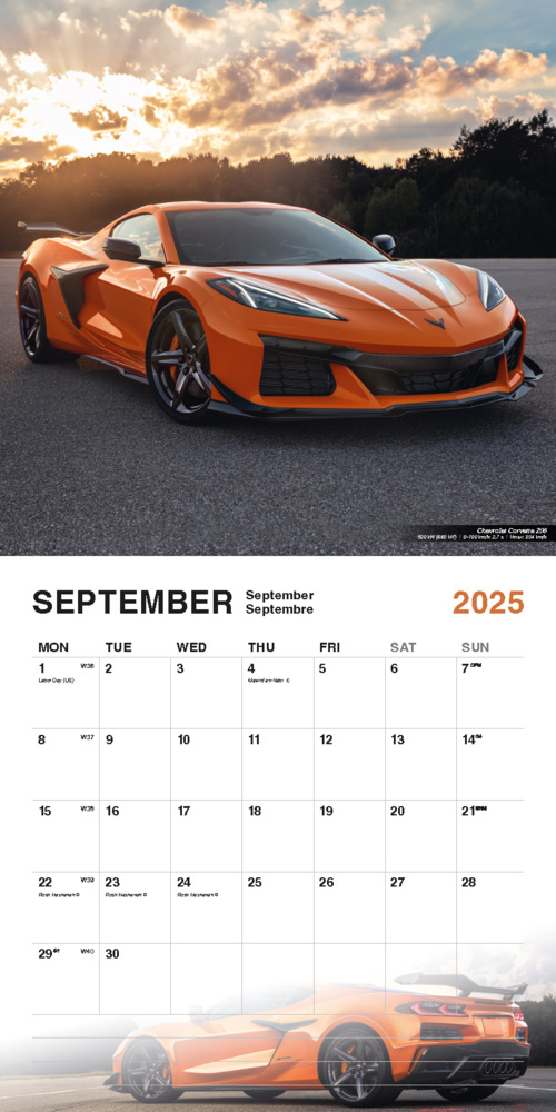 Bild: 9798893610512 | Super Cars 2025 | Kalender | 14 S. | Deutsch | 2025