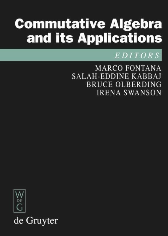 Cover: 9783110207460 | Commutative Algebra and its Applications | Marco Fontana (u. a.)