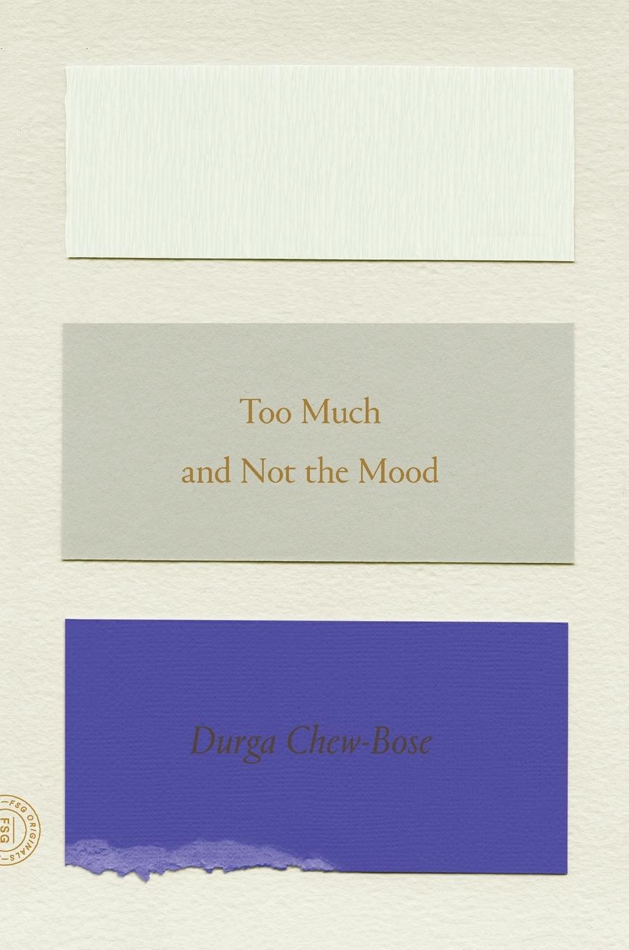 Cover: 9780374535957 | Too Much and Not the Mood | Durga Chew-Bose | Taschenbuch | Englisch