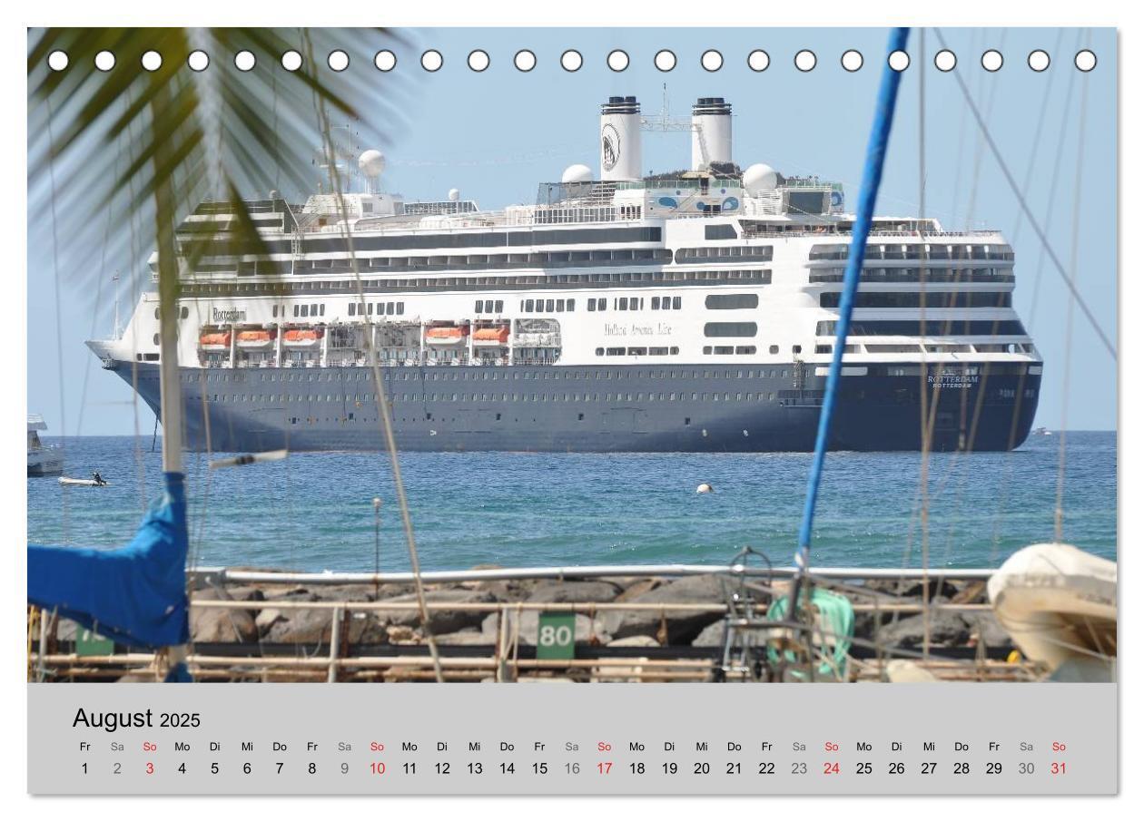 Bild: 9783435526451 | Kreuzfahrt Impressionen (Tischkalender 2025 DIN A5 quer), CALVENDO...